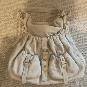 Michael Kors ivory leather handbag